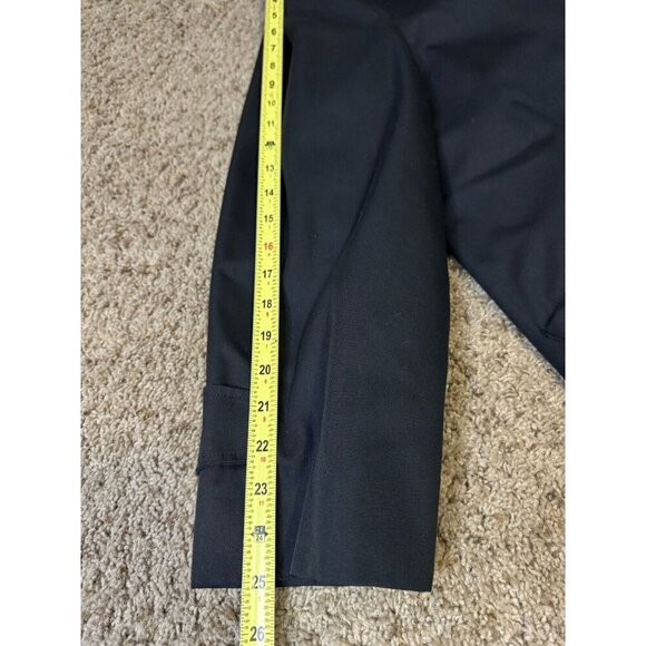 VINTAGE CAMPUS ALL WEATHER Black Coat Zip Out Lining Made In USA Sz 42 READ - Picture 6 of 13